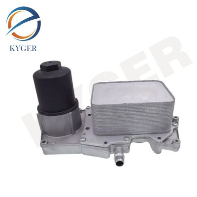 kaufen KYGER Hochwertiger Motorenölkühler Aluminium Heizkörper AL3Q6B624-DB Für Land Rover Range Rover 448DT 2013- LR022895 Online-Herstellung