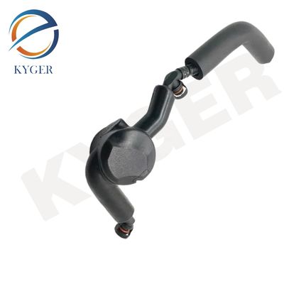 KYGER Hohe Qualität 1161 7563 477 Kurbelkasten PCV Atemschlauchschlauch mit Lüftungsventil für BMW 550I 650I 750I 11617563477