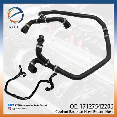 Hochwertige Autoteile Kühlmittel Heizkörper Schlauch Rückschlauch 17127542206 1712 7542 206 für BMW N52 E60 E61 E63 E64